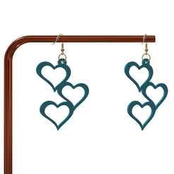 Screenshot-2023-05-08-210456.png STL file HEART EARRINGS・3D print object to download