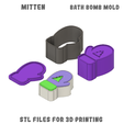 Mitten-01-bath-bomb-mold-3D-model-2.png Mitten bath bomb mold