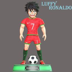 STL file ROBERT PLANT CELEBRATING CR7 SIUUU 🌿・3D printer design