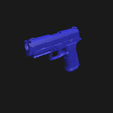 1.png Molde de pistola SIG SAUER P320 XTEN COMP Tamaño real 3D Scan de alta calidad
