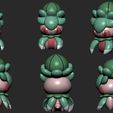 fomantis-cults-2.jpg Pokemon - Fomantis and Lurantis with 2 poses