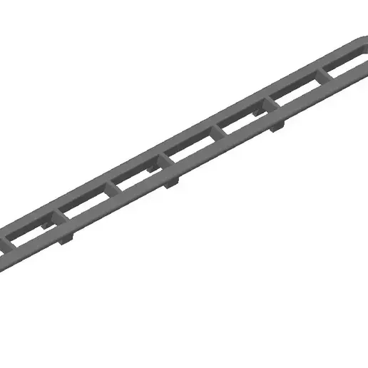 Shoulder grille Vw gol senda saveiro voyage parati 3D model