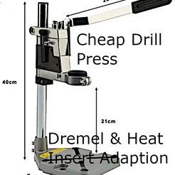 Drill Press.png DRILL PRESS HEAT-INSERT ADAPTER