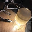 Lamp jam jar