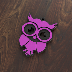 1.png Owl Keychain / Llavero de Lechuza