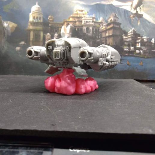 Dust cloud base for Interstellar Roman Janitors' Pod Racin' Wagon 3D model