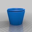 Planter_Bottom.png Fichier STL gratuit Plante de tournesol V1・Modèle à télécharger et à imprimer en 3D
