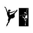 1.png Ballet Girl 2D Decor Art