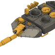leopardArrowheadTurret.png Torretas extra para Leopard: Imprimibles en 3D para Wargames de 28 mm