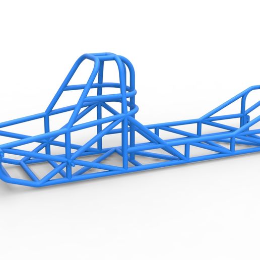 Frame of Dirt Dragster 4wd (1:25 Scale)