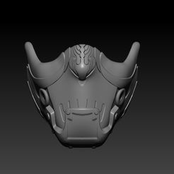 mask futuro 1.jpg Free STL file Cyberpunk mask・3D print object to download