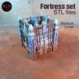 fortress5.jpg SANDBOX Bulding terrain 28mm For Wargame! 22files!