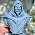 Printed-by-Simonsshoppe-mage.jpg AZIR The Wind MAGE BUST 75mm pre-supported