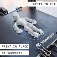 GREAT IN PLA PRINT IN PLACE NO SUPPORTS Flexible Gangster Monkey