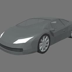 Low_Poly_Sport_Car_01_Render_01.png Low Poly Sports Car // Design 01