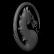 02.jpg 3D PRINTABLE MORTAL KOMBAT 1995 POSTER WITH BASE AND MK1 2023 DRAGON LOGO