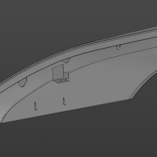 Toyota Sequoia roof rail plug 3D model