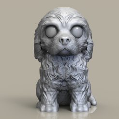 cocker-americano.266.png Fichier STL FUNKO POP CHIEN (ÉPAGNEUL AMÉRICAIN)・Plan imprimable en 3D à télécharger