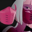 1.jpg Cosplay mask for Kiwi from anime Cyberpunk