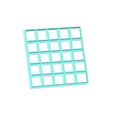 7.png Square Cookie Cutters | 10-Single Cutters & 9-Multi Cutter Options | STL File