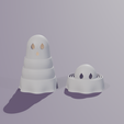 01_frente.png Collapsible Ghost Lantern – Prints Flat, Pops Up to 115 mm, Print-in-Place, No Supports