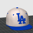 Captura-de-tela-2026-08-07-202747.png LA Dodgers Baseball Cap 3D Model - MLB Hat Replica