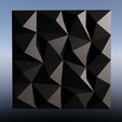 triangles1.png 3D wall panel 20cm  "triangles" for thermoforming
