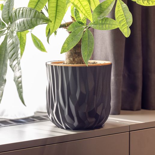 3D printing CRYSTALLI | EMERALIA PLANTER • made with RAISE 3D・Cults
