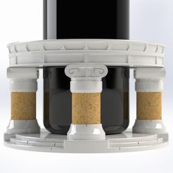 Untitled-Project-94.jpg Fichier STL PILIERS ROMAINS STAND VIN/CHAMPAGNE・Design pour impression 3D à télécharger