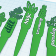 | y) LD) a Ptiae,, Plant label, Plant Markers, herbs tags - Garden Labels for Gardener, Set of 7 pcs