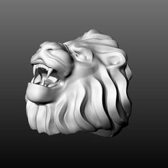 1.jpeg Archivo STL Anillo de oro con cabeza de león 3D・Diseño de impresión en 3D para descargar