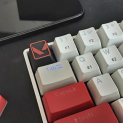 val1.jpg Free STL file Valorant KeyCap・3D printing template to download