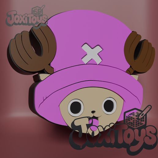 One Piece: Tony Chopper - Pines y Llaveros 3D en STL y 3MF