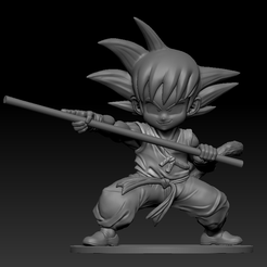 1.png 3D-Datei Goku Petit・Design für 3D-Drucker zum herunterladen