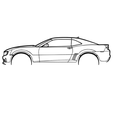 Chevrolet-Camaro-SS-2010.png Camaro Multipack Silhouette Wall Art