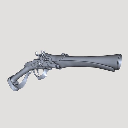 タ*シ様 Bloodborne 銃　樹脂製 🏹 Bloodborne Hunter Pistol for 3d printing and Cosplay・ STL File