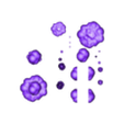Action Figure explosion flame Effect part3-w-missle .stl -AFEF03- Action Figure explosion flame effect 03 with missile smoke 3D print Files