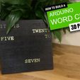 fbf4b15b7374b8d3c139f3f137ed1f46_display_large.jpg Free STL file Arduino Word Clock - 3D Printable・3D printable design to download