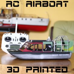 1.jpg STL-Datei RC AIRBOAT・Modell zum Herunterladen und 3D-Drucken
