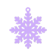 Snowflake 10.stl Snowflake Garlands/ Guirnaldas de Guirnaldas de flaos de nieve