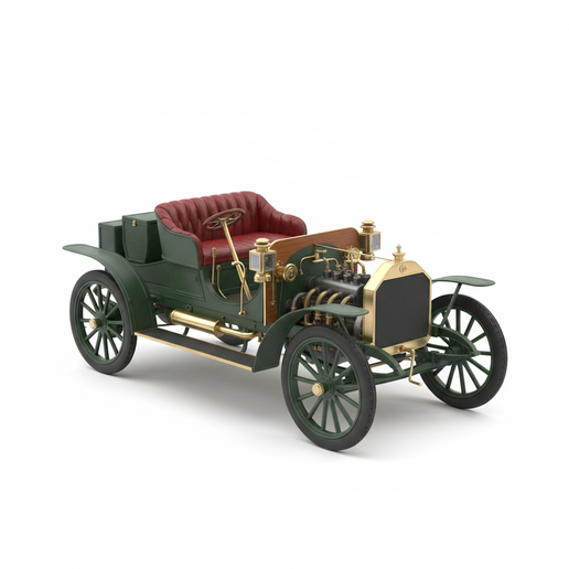 Panhard & Levassor 4HP lowrider car STL, vintage car STL, car collectible STL, 1:24 car STL, car gift STL, 1:8 car STL, futuristic car STL, open wheel car STL, street scene diorama STL, car desk decor STL, classic car STL, 1930s car STL, car scale model,