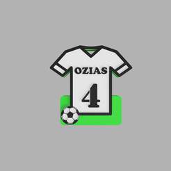 ozias-4-años-v2.png Soccer jersey souvenir key ring