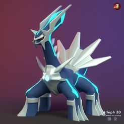 dialga-logo.jpg STL file pokemon dialga・3D printer model to download