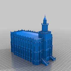 St._George_Temple.png STL-Datei St. George Utah-Tempel kostenlos・Objekt zum Herunterladen und Drucken in 3D