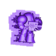 PsychoWarrior_Gun_A_supported.stl Space King - Psycho Warriors 6 Pack