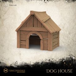 1000X1000-Gracewindale-doghouse.jpg Free STL file Dog House・3D printable object to download