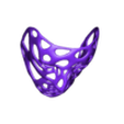 Polygopn_Mask_-_Voronoi_thicker_single_walled.stl Polygon Mask - Voronoi Style (Single walled)