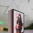 20230803_153148.jpg Light Box Nezuko (Demon Slayer) multi-colored lithophanie