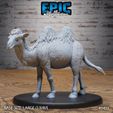 5453-Camel-Large-1.jpg Chameau ‧ DnD Miniature ‧ Tabletop Miniatures ‧ Gaming Monster ‧ 3D Model ‧ RPG ‧ DnDminis ‧ STL FILE