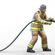 FireFighter1.93.jpg N1 Firefighter or fireman Extinguishing fire